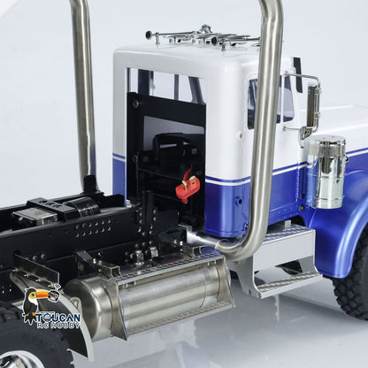 1/14 Scale RC Dump Truck 56344 Tipper 6x6 Assembled and Painted 2-Speed Light Sound System Differential for TAMIYA