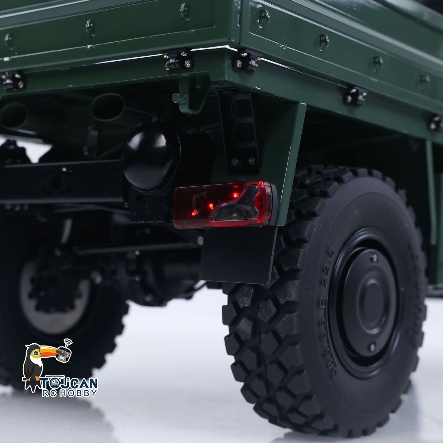 LESU U4023 1/14 Metal RC Off Road Car MT44023 Light Truck Crawler ATV Sound System Wheel Reduction Axle Lock Flysky Radio