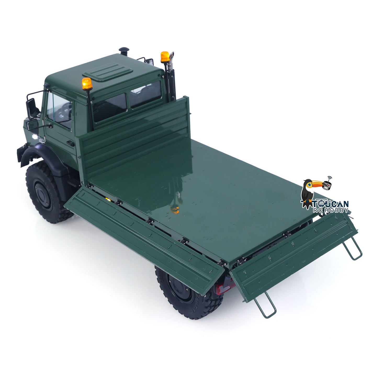 LESU U4023 1/14 Metal RC Off-Road All-Terrain Light Truck with Flysky PL18EV LITE Radio System 3 Speed Transmission Light Sound for Outdoor
