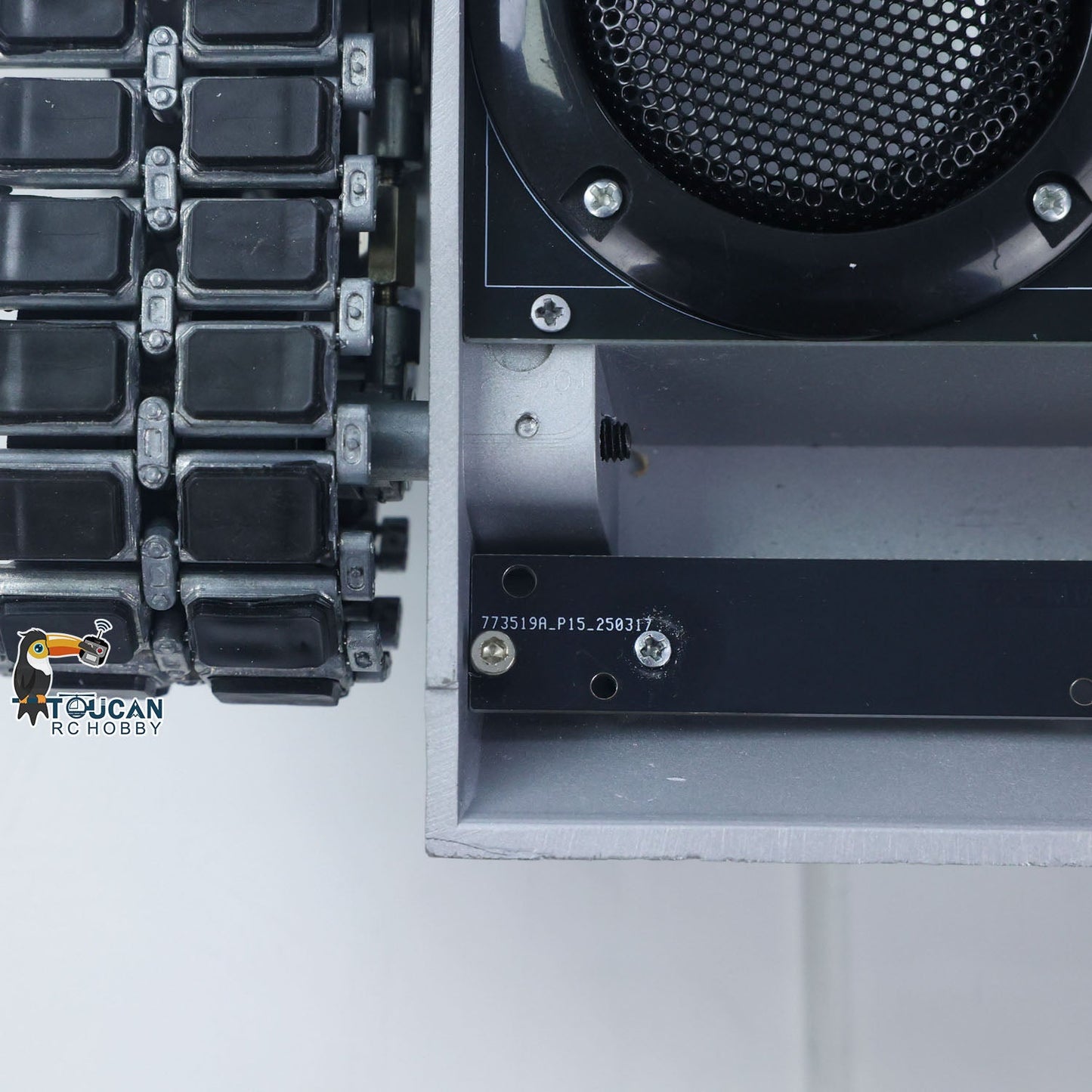 Metal Chassis with Driving Gearbox Road Wheels Speaker Switch for Henglong 1/16 RC Battle Tank USA Abrams M1A2 3918 Model