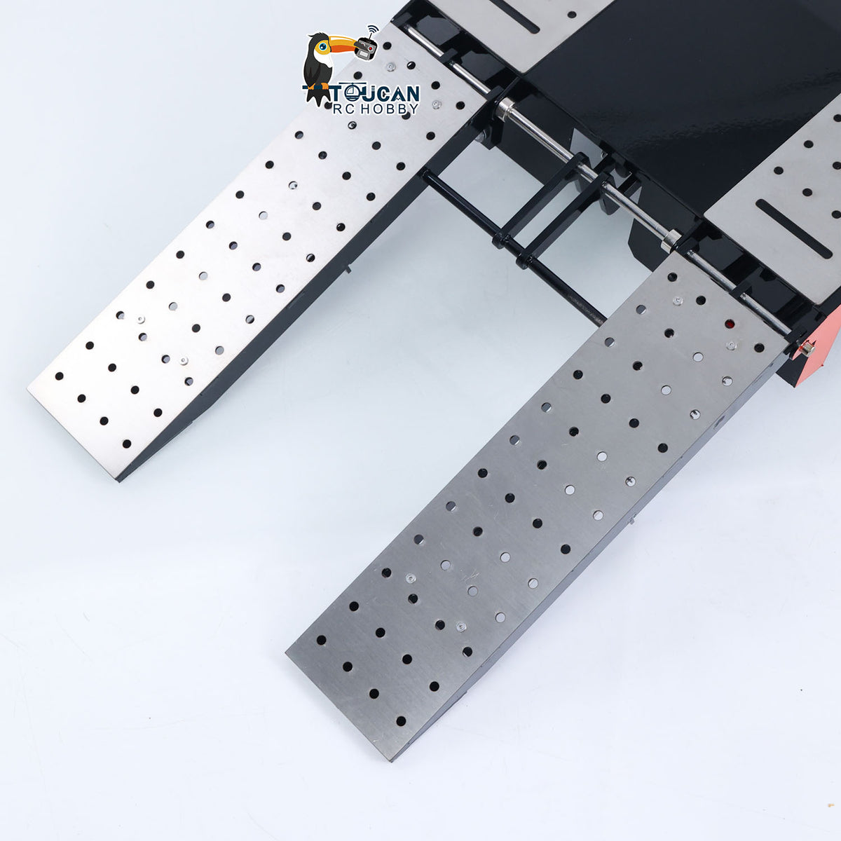TOUCAN RC HOBBY HHG Model Metal 5-axle Trailers Electric Tail-board Support Leg for 1/14 RC Tractor Radio Controlled Truck Car Hobby Models DIY Painted Assembled