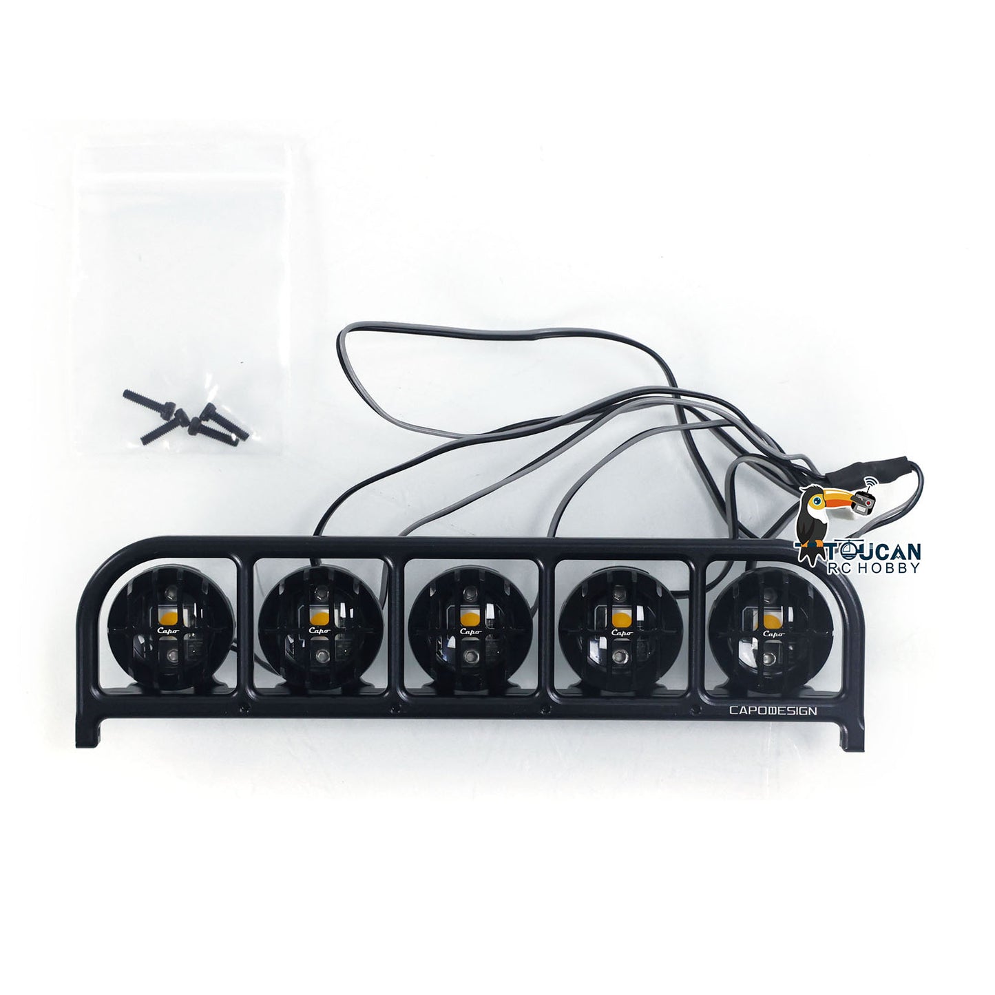 Capo U4 Queen CD1582X Spotlights LED Spot Lamp for 1/8 RC Crawler Car Model Part Radio Control Off-road Vehicle DIY Model