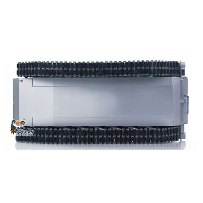 Metal Chassis with Driving Gearbox Road Wheels Speaker Switch for Henglong 1/16 RC Battle Tank USA Abrams M1A2 3918 Model