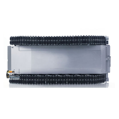 Metal Chassis with Driving Gearbox Road Wheels Speaker Switch for Henglong 1/16 RC Battle Tank USA Abrams M1A2 3918 Model