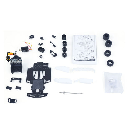 Plastic JDM 1/10 Remote Control Racing Car 298A 4*4 RC Go Kart Model Metal Wheelhub No Lights Sounds Servo Radio Unassembled