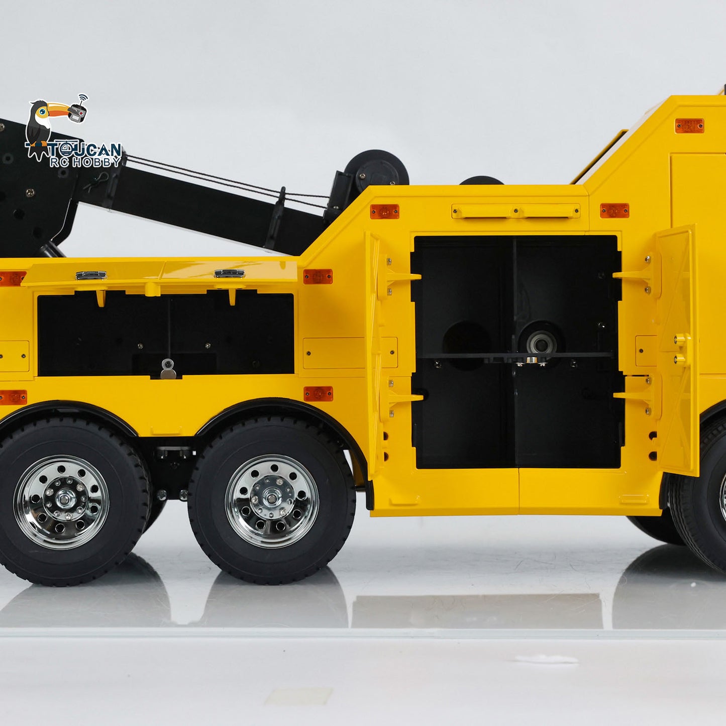 TOUCAN RC HOBBY 56362 FH16-750 1/14 Metal RC Wrecker Tow Truck RTR 3-Speed Transmission I6S Controller Light Sound for Model Collectors