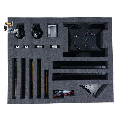 In Stock TOUCAN RC HOBBY LESU PC500 B0020 1/14 Metal KIT RC Hydraulic Excavator Model 3-Way Valve Light System Brushless Motor Metal Tracks for Digger Builders
