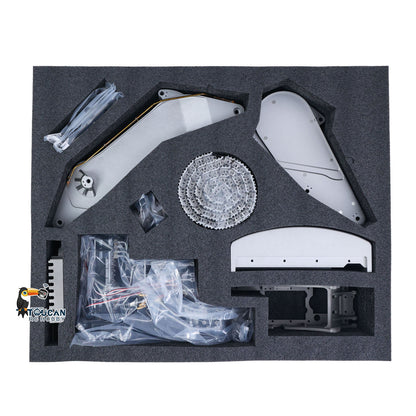In Stock TOUCAN RC HOBBY LESU PC500 B0020 1/14 Metal KIT RC Hydraulic Excavator Model 3-Way Valve Light System Brushless Motor Metal Tracks for Digger Builders
