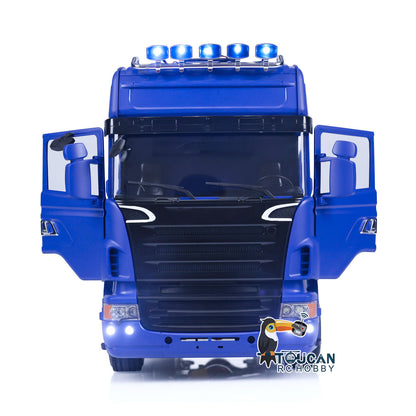 IN STOCK 1/14 6X4 RC Tractor Truck Pianted Assembled Remote Control Electric Equipment Toy Car Hobby Model Sound Light Optional Verison