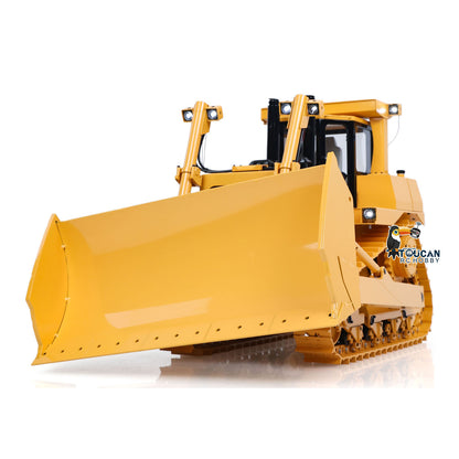 In Stock JDMODEL Metal 1/14 RC Bulldozer DXR2 JDM-98 Hydraulic Dozer Construction Vehicle Truck Model Radio Light Sound Pump Cylinder Tracks ESC Motor