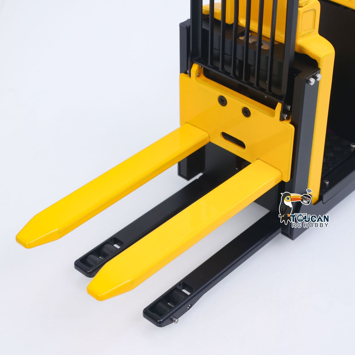 Metal 1/14 RC Electric Forklift MO55 RTR Remote Control Low Level Order Picking Truck Model Flysky Radio Battery Light Sound