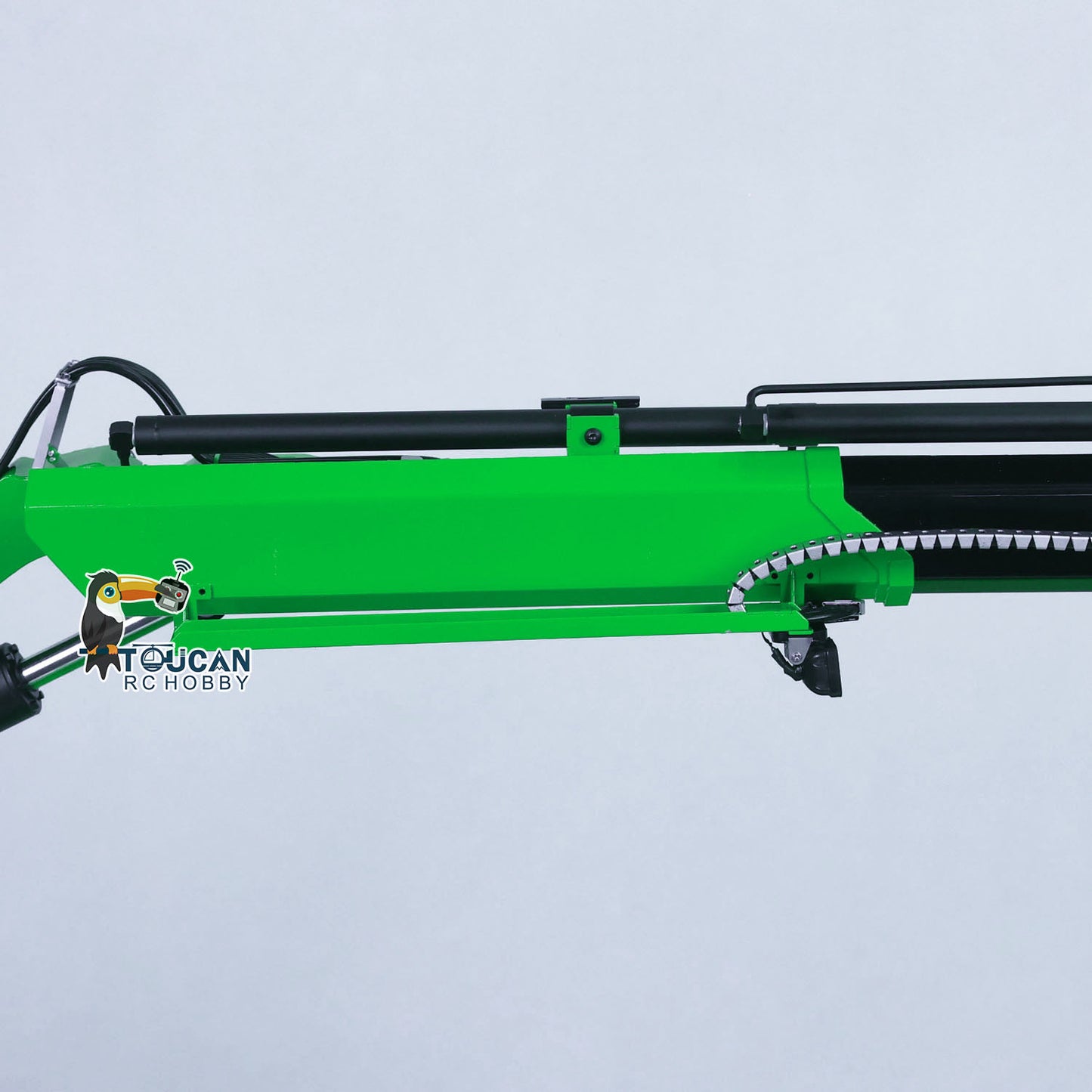 1/14 10x10 Remote Control Hydraulic Crane Dump Truck Metal Chassis Rail RC Full Tipper 770S Differential Lock Rear Steering Axle