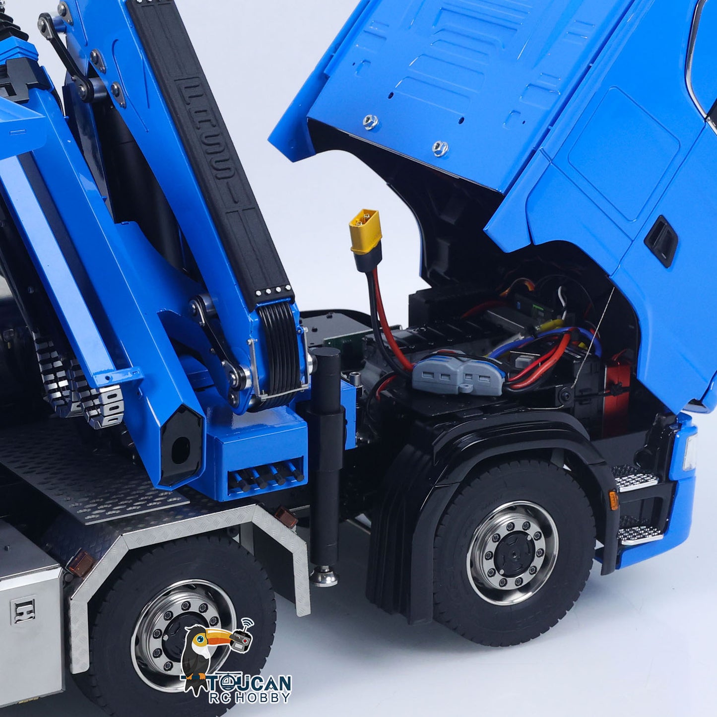 770S 1:14 5 Axles 10x10 Metal Chassis RC Hydraulic Dump Truck Remote Control Crane Full Roll Off Dumper Frsky XE Lite RC Vehicle Model