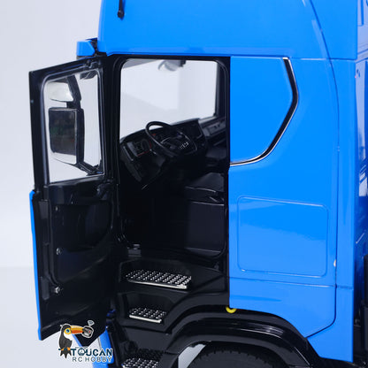 TOUCAN RC HOBBY LXY 770S 10x10 1/14 Hydraulic Crane Dump RC Tipper Car Metal Full Dump Truck RTR Battery Light Sound