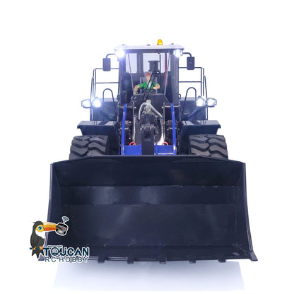 Metal 1/14 Scale WA470 RC Hydraulic Loader 980L Ready to Run XDRC Construction Vehicle Lights Sound Battery