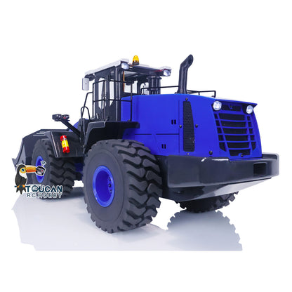 Metal 1/14 Scale WA470 RC Hydraulic Loader 980L Ready to Run XDRC Construction Vehicle Lights Sound Battery