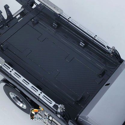 LESU Z0068 1/14 Metal 4x4 Hydraulic Swing Arm Garbage Vehicle 3 Speed Transmission Lock Differential Axles for Backyard Fun