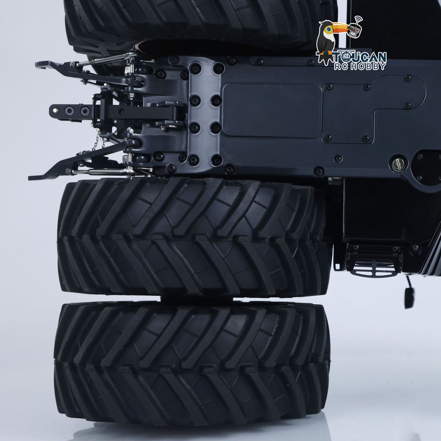 LESU AOUE 1050 Metal 4x4 1/14 RC Tractor Truck Hydraulic Agricultural Vehicles K500 Seedbed Pre-sowing Soil Preparation Machine Frsky XE Lite