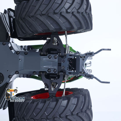LESU AOUE 1050 Metal 4x4 1/14 RC Tractor Truck Hydraulic Agricultural Vehicles K500 Seedbed Pre-sowing Soil Preparation Machine Frsky XE Lite