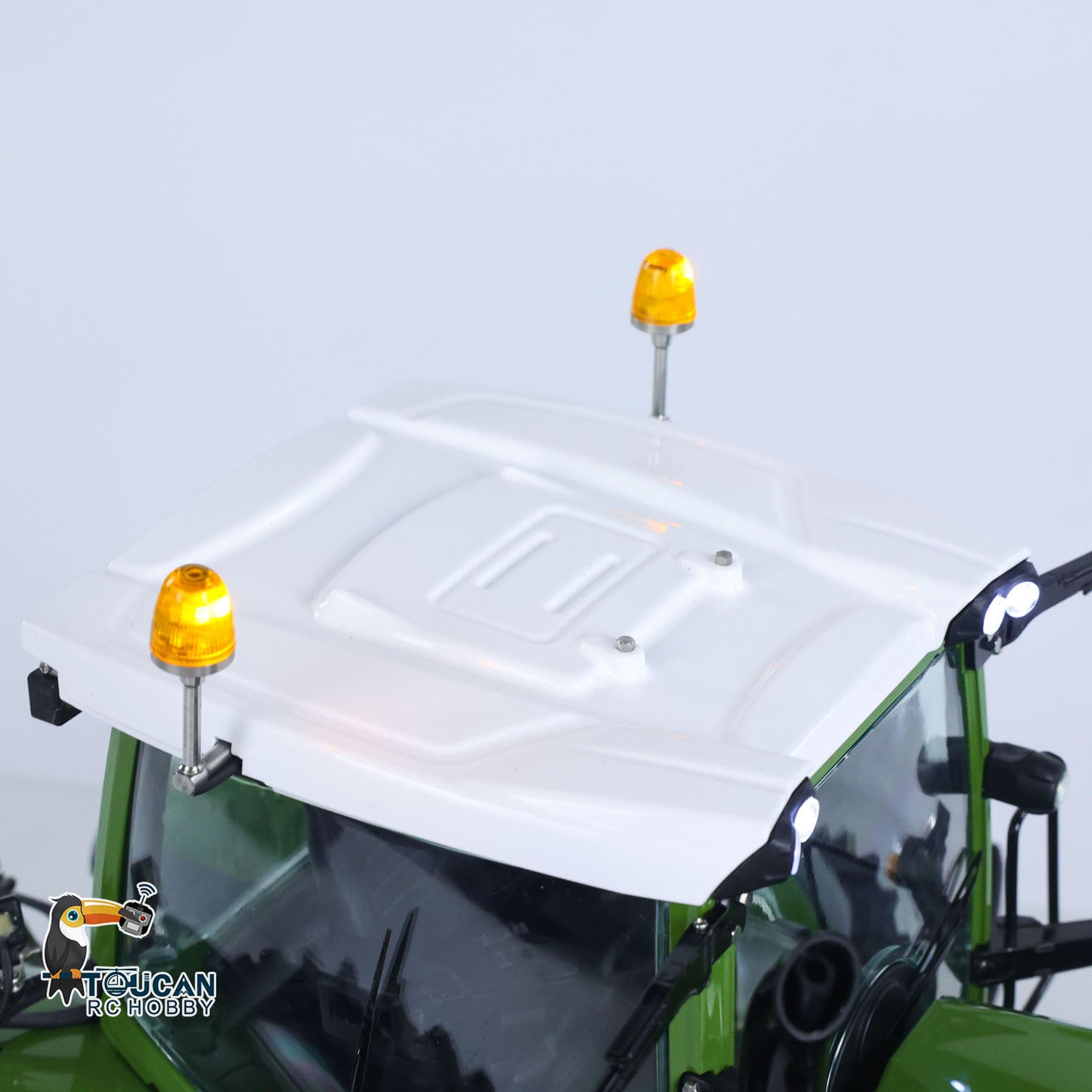 LESU AOUE 1050 Metal 4x4 1/14 RC Tractor Truck Hydraulic Agricultural Vehicles K500 Seedbed Pre-sowing Soil Preparation Machine Frsky XE Lite