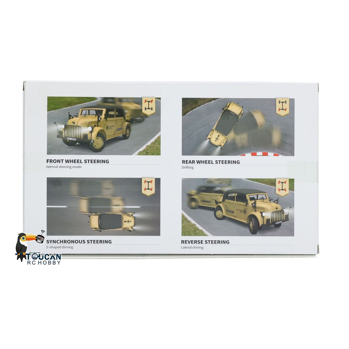 1/18 HG4-51 4x4 RC Command Vehicles 4WD Radio Control Off-road Car Model UPgraded Version Sound Light Smoke Unit ESC Servo Motor