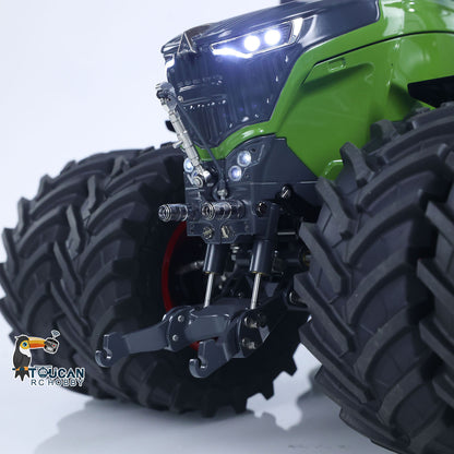 LESU AOUE 1050 Metal 4x4 1/14 RC Tractor Truck Hydraulic Agricultural Vehicles K500 Seedbed Pre-sowing Soil Preparation Machine Frsky XE Lite
