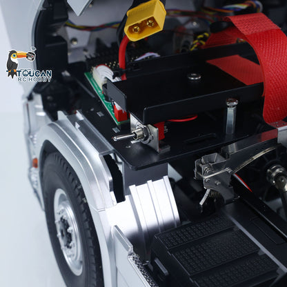 US Stock 1/14 KABOLITE RC Tractor Car 770S 100 6x6 Romote Control Truck 2Speed Gearbox Differential Lock Vehicle 6WD Sound Light Model