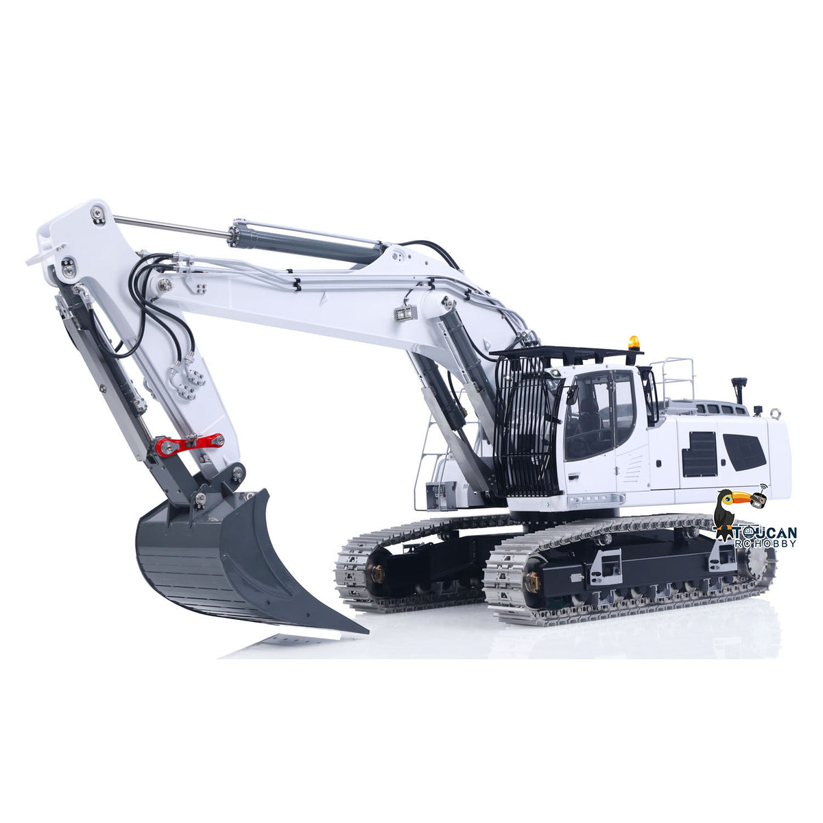 TOUCAN RC HOBBY Flash Sale Metal LESU LR956 1/14 RC Hydraulic Excavator 2 Arms  Remote Control Digger Model 4MPA Dual Pumps Light 3S Battery PL18EV LITE