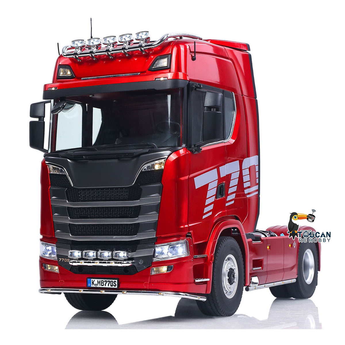 TOUCAN RC HOBBY KABOLITE 1/14 Remote Control Tractor Truck 770S 100 4X2 RC Lorry Car 2Speed Transmission Differential Locks RTR Sound