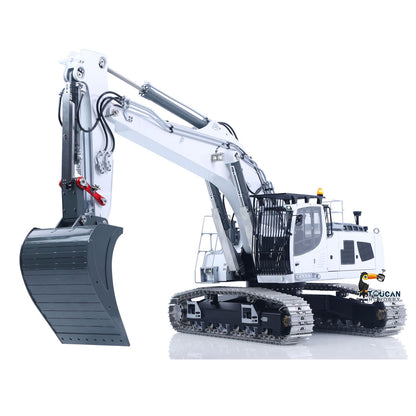 TOUCAN RC HOBBY Flash Sale LESU LR956 Metal 1/14 RC Hydraulic Excavator 2 Arms Remote Control Digger Model 4MPA Dual Pumps Light 3S Battery PL18EV LITE Outdoor