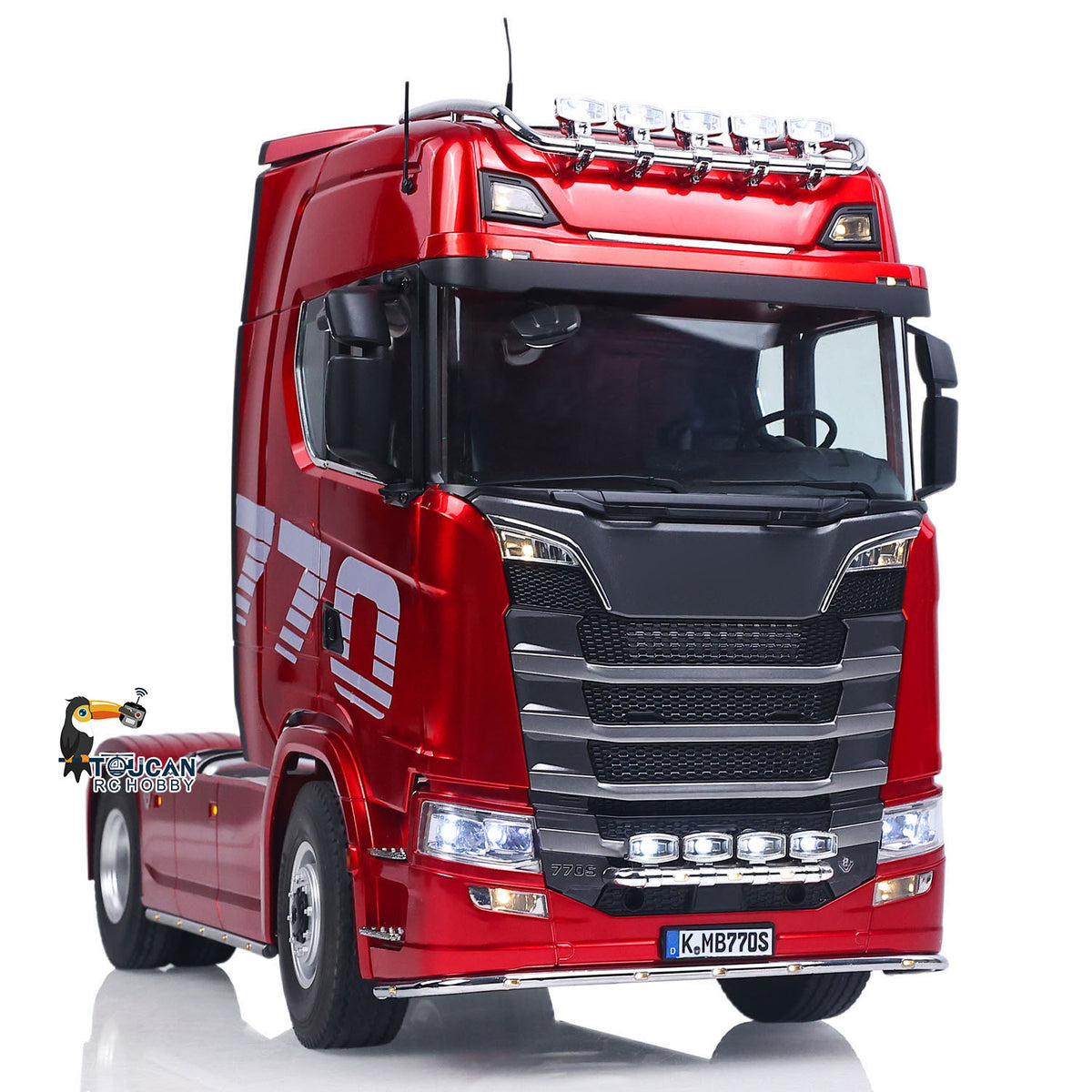 TOUCAN RC HOBBY KABOLITE 1/14 Remote Control Tractor Truck 770S 100 4X2 RC Lorry Car 2Speed Transmission Differential Locks RTR Sound