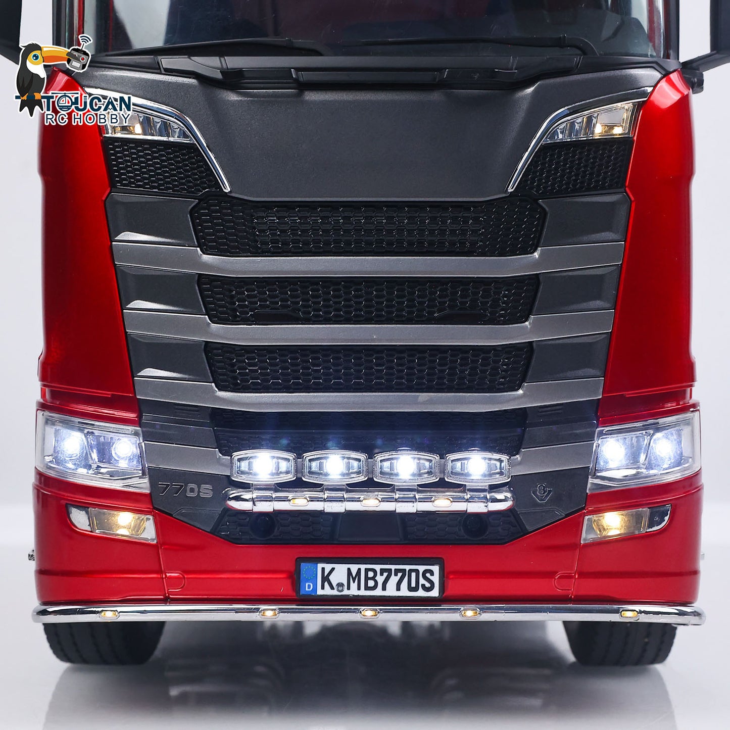 KABOLITE 1/14 Remote Control Tractor Truck 770S 100 4X2 RC Lorry Car 2Speed Transmission Differential Locks RTR Sound