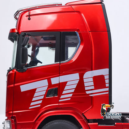 KABOLITE 1/14 Remote Control Tractor Truck 770S 100 4X2 RC Lorry Car 2Speed Transmission Differential Locks RTR Sound