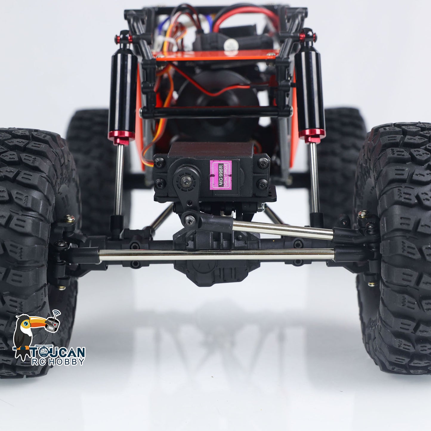 RTR 8504 RC 1/10 Electric RC Off-road Vehicle 4X4 Remote Control Rock Crawler Metal Shock Absorber Drive Shaft 540 Brushed Motor