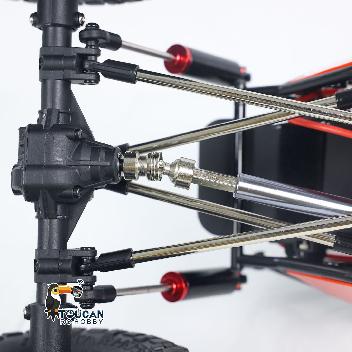 RTR 8504 RC 1/10 Electric RC Off-road Vehicle 4X4 Remote Control Rock Crawler Metal Shock Absorber Drive Shaft 540 Brushed Motor