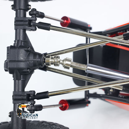 RTR 8504 RC 1/10 Electric RC Off-road Vehicle 4X4 Remote Control Rock Crawler Metal Shock Absorber Drive Shaft 540 Brushed Motor