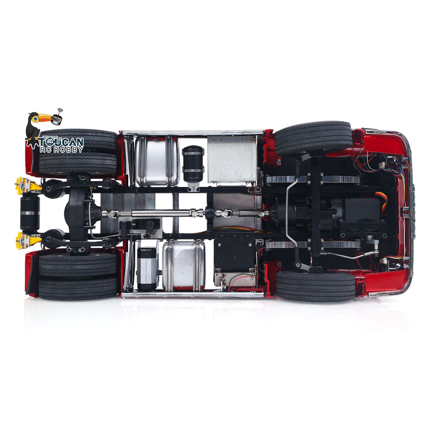 KABOLITE 1/14 Remote Control Tractor Truck 770S 100 4X2 RC Lorry Car 2Speed Transmission Differential Locks RTR Sound