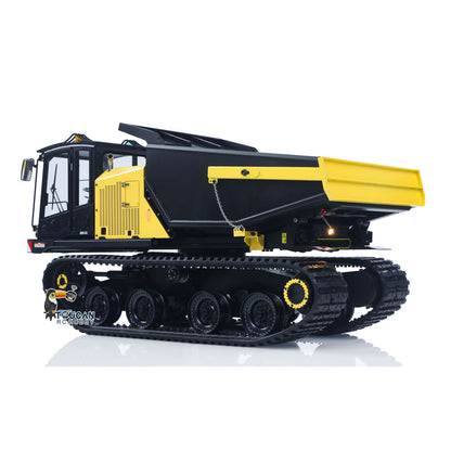 Super Frog 1/14 RC Hydraulic Crawler Dumper Truck T14R RTR Radio Controlled Metal Tracked Tipper Frsky X14 Light Electric Wiper