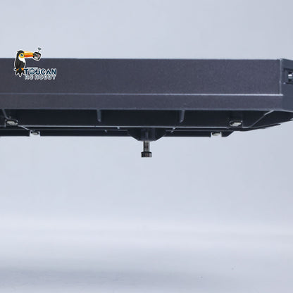 US Stock 73.5CM Plastic Semi Trailer Flatbed 1502 for 1/18 Remote Control Tractor Truck HUINA 1501 Electronic Support Legs Tail Board
