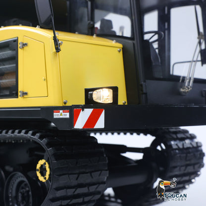 Upgraded Super Frog T14R Panther 1/14 Remote Control Hydraulic Crawler Dumper RC Metal Tracked Tipper Truck Frsky X14 Radio