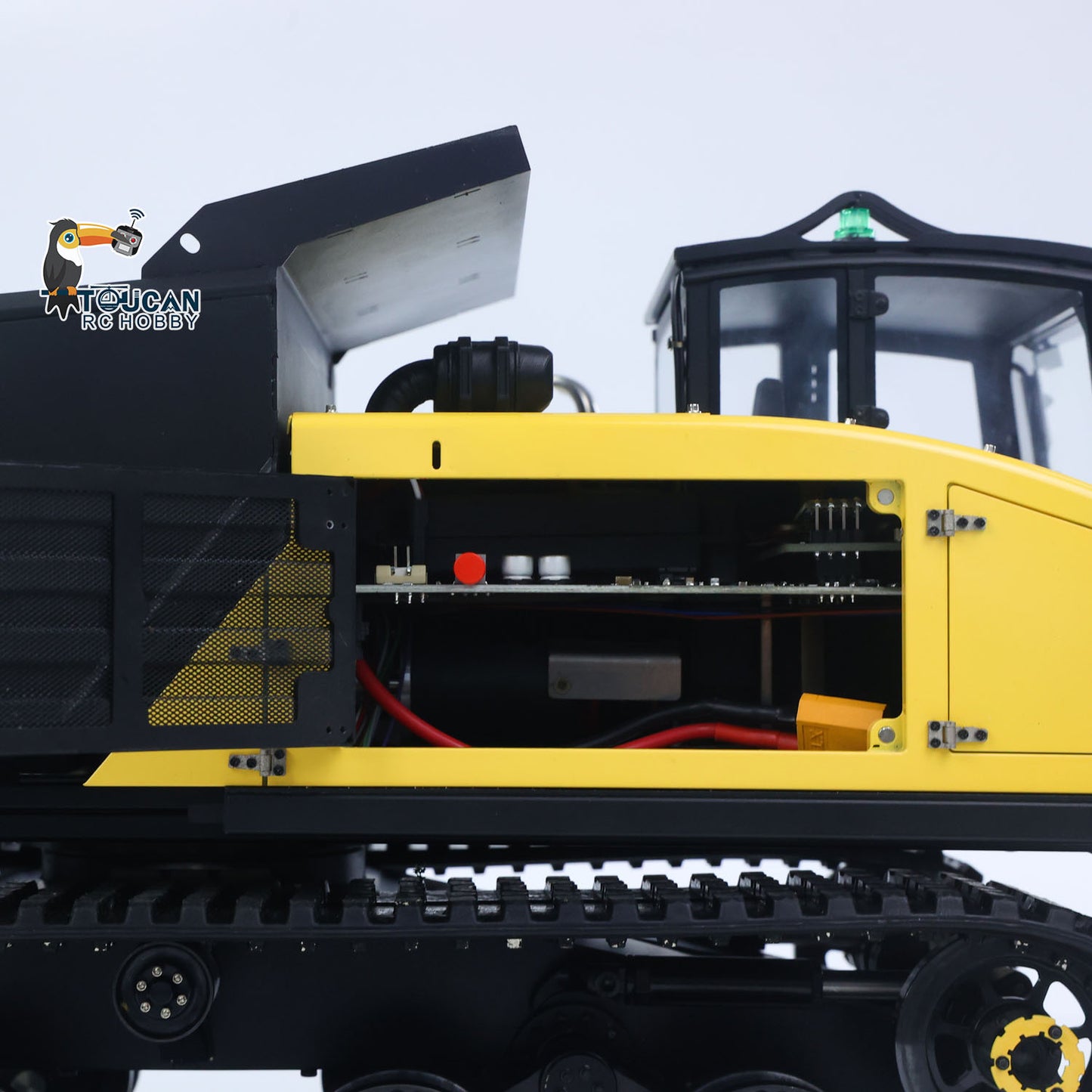 Super Frog 1/14 RC Hydraulic Crawler Dumper Truck T14R RTR Radio Controlled Metal Tracked Tipper Frsky X14 Light Electric Wiper