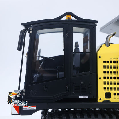 Super Frog 1/14 RC Hydraulic Crawler Dumper Truck T14R RTR Radio Controlled Metal Tracked Tipper Frsky X14 Light Electric Wiper