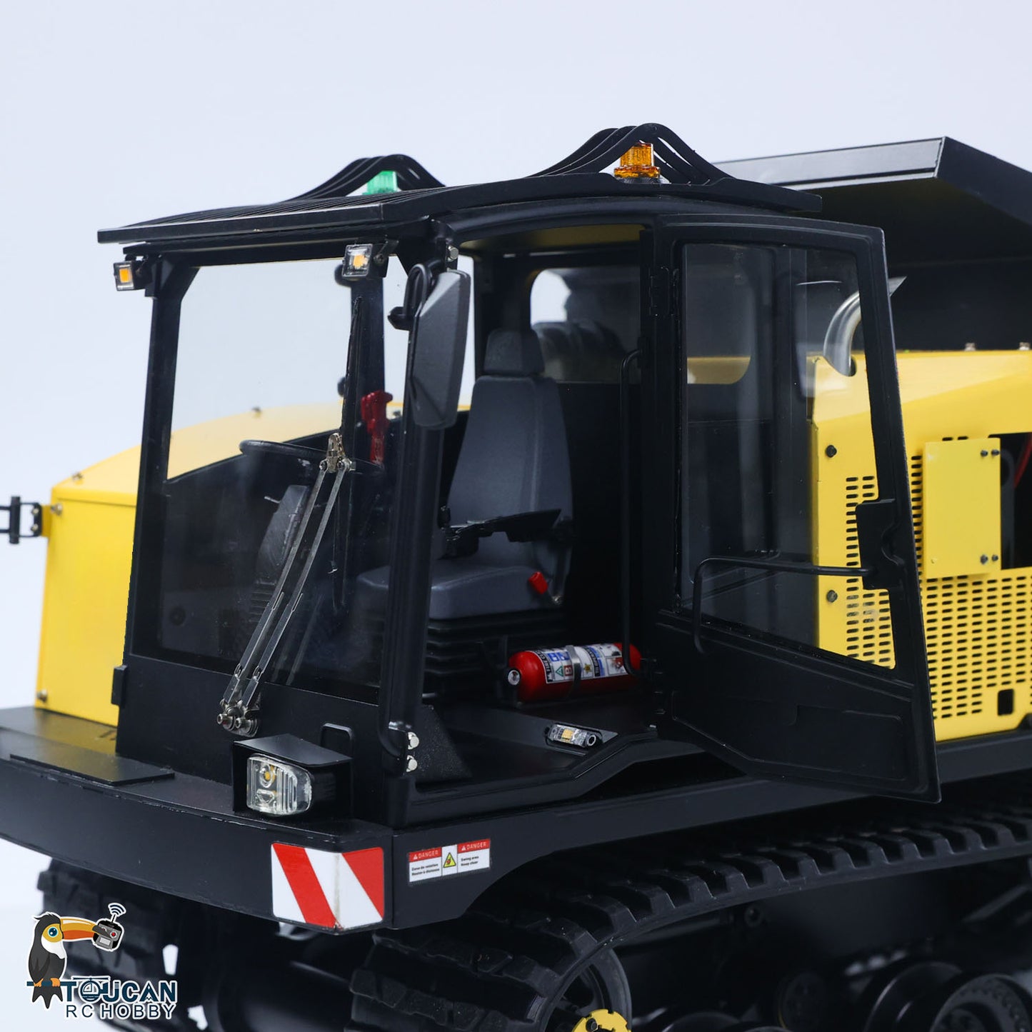 Super Frog 1/14 RC Hydraulic Crawler Dumper Truck T14R RTR Radio Controlled Metal Tracked Tipper Frsky X14 Light Electric Wiper