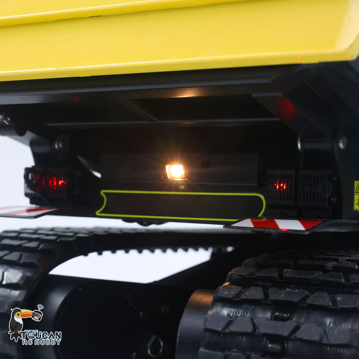 Upgraded Super Frog T14R Panther 1/14 Remote Control Hydraulic Crawler Dumper RC Metal Tracked Tipper Truck Frsky X14 Radio