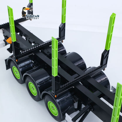 TOUCAN RC HOBBY HHRC 3Axles 1/14 Timber Trailer for Remote Control Logging Truck DIY 1/14 RC TAMIYA Tractor Model