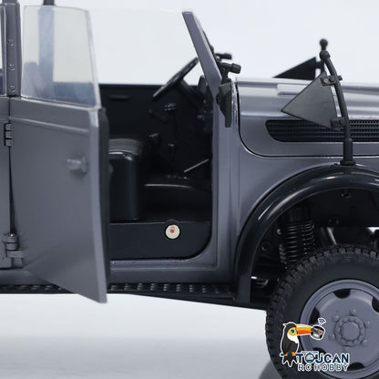 TOUCAN RC HOBBY 1/18 HG4-51 4x4 RC Command Vehicles 4WD Radio Control Off-road Car Model UPgraded Version Sound Light Smoke Unit ESC Servo Motor