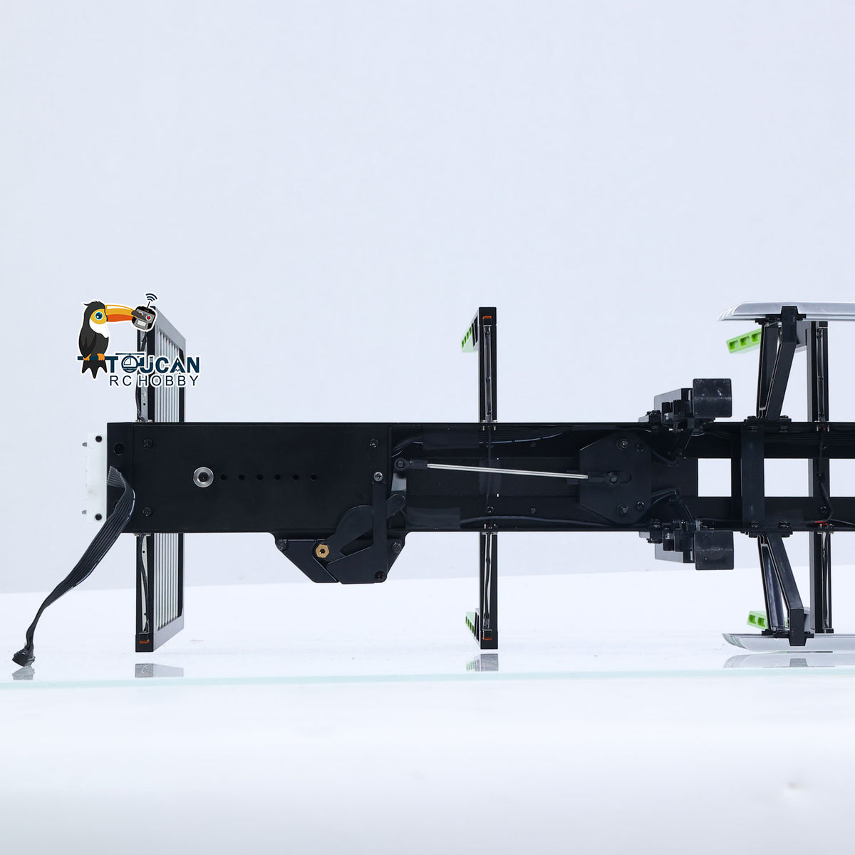 TOUCAN RC HOBBY HHRC 3Axles 1/14 Timber Trailer for Remote Control Logging Truck DIY 1/14 RC TAMIYA Tractor Model