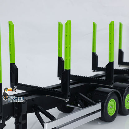 Toucan 3Axles 1/14 Timber Trailer for Remote Control Logging Truck DIY 1/14 RC TAMIYA Tractor Model
