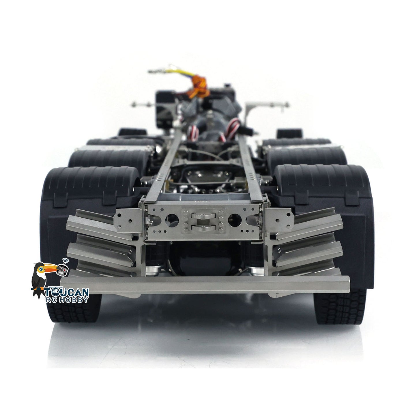 1/14 Metal 8x8 Chassis for 770S JX Model F1650 Crane RC Trucks Electric Cars Light Sound System 3-Speed Transmission DIY Model