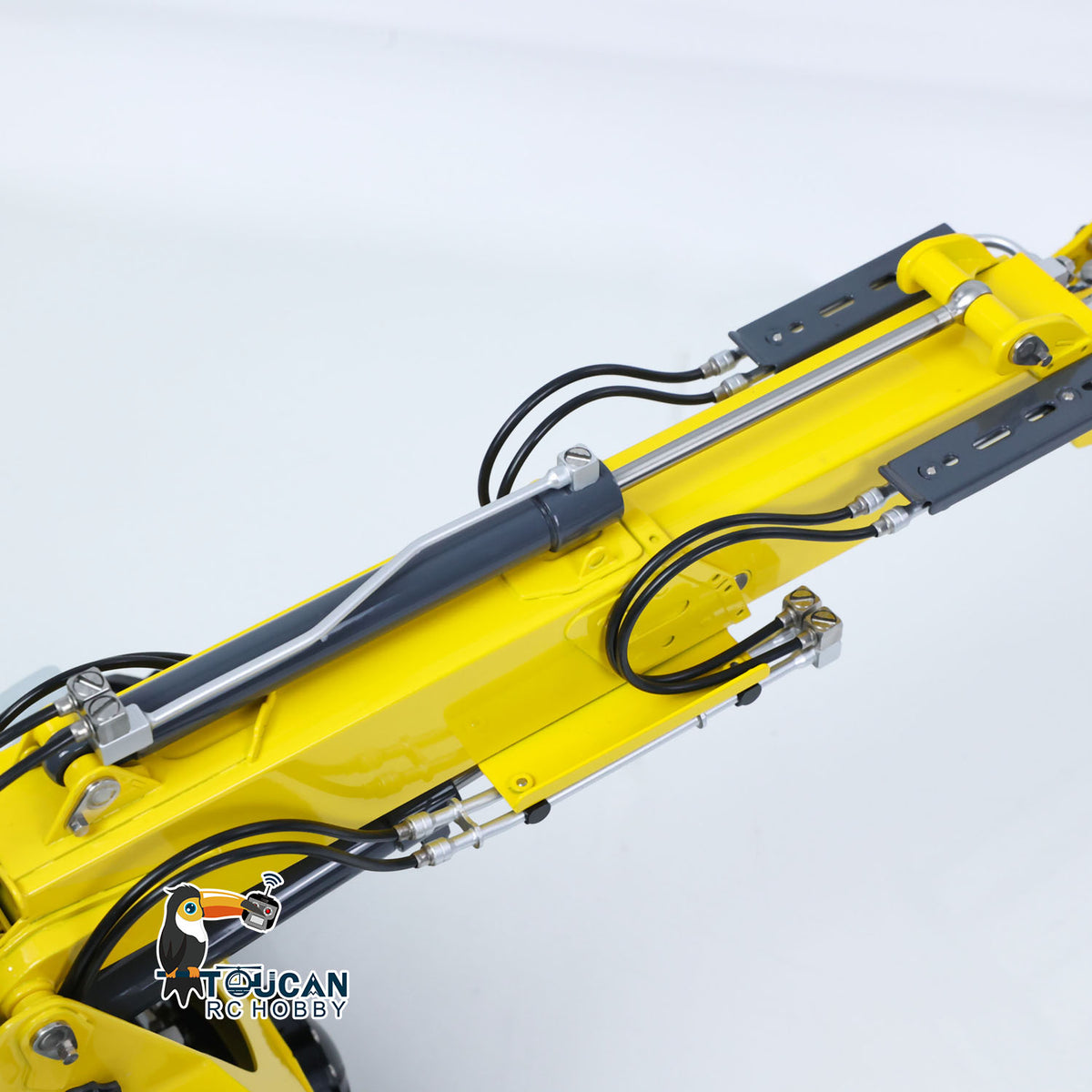 TOUCAN RC HOBBY LESU RTR 4X4 1:14 RC Hydraulic Telescopic Arm Loader AOUE AT1050 Metal Fork Lift Trucks Light Sound Flysky I6S Radio Battery